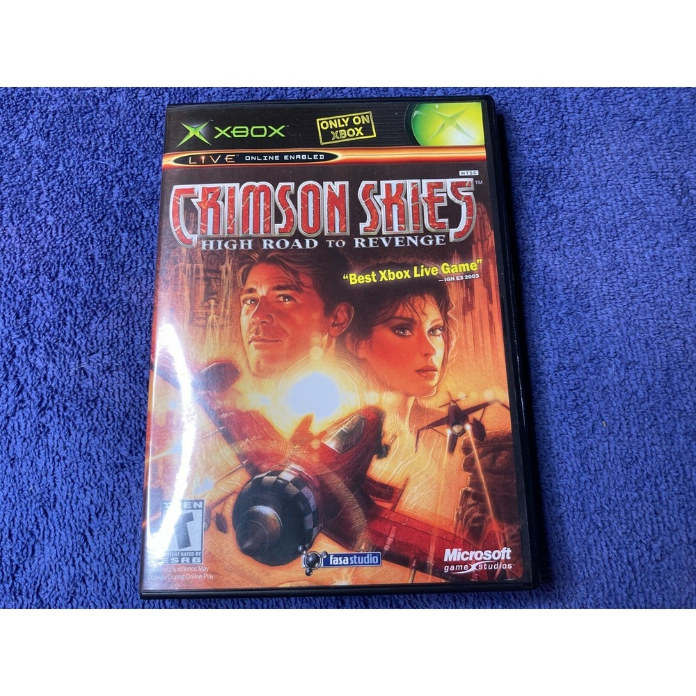 Crimson Skies High Road to Revenge Microsoft Xbox 2003 Complete Tested